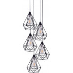 Homelighting SE148-19-5 MILA PENDANT LAMP BLACK METAL+ - (77-4349)