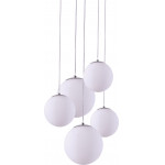 Homelighting SE1520-5 ALESSIA OPAL GLASS 3 �15 & 2 �20+ - (77-3715)