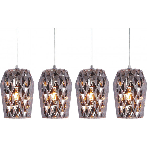 Homelighting SE4288S-04 LUCA PENDANT SMOKE GLASS+ - (77-3723)