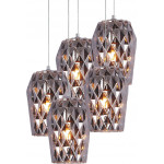 Homelighting SE4288S-05 LUCA PENDANT SMOKE GLASS+ - (77-3724)