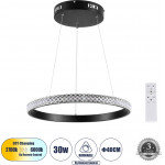 GloboStar Diamond �������� ��������� ���������-������ Led Cct 30W 3513lm 360� Ac 220-240V - �������� �������� ���� ���������������� All In One ����� 6000k+������ 4500k+����� 2700k Dimmable �40cm - ����� - 3 Years Warranty - (61128)