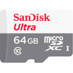 SanDisk Ultra microSDXC 64GB Class 10 U1 - (SDSQUNR-064G-GN3MN)