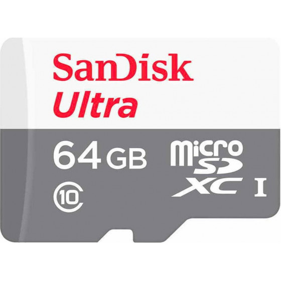 SanDisk Ultra microSDXC 64GB Class 10 U1 - (SDSQUNR-064G-GN3MN)