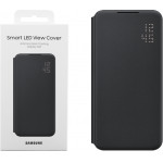 Samsung ���� S22 5G S901 Led View Cover Black Packing Or - (EF-NS901PBEGEE)