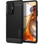 Spigen Rugged Armor Xiaomi 11T / 11T Pro Black Backcover - (ACS03861)
