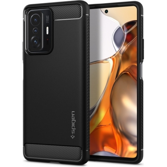 Spigen Rugged Armor Xiaomi 11T / 11T Pro Black Backcover - (ACS03861)