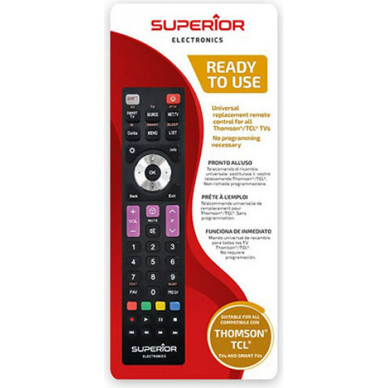 Superior Replacement Remote Control For THOMSON/Tcl - (SUPTRB017)