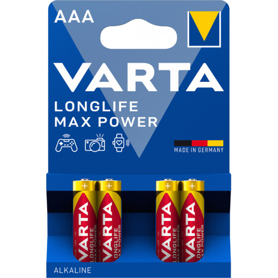 VARTA 4703 ����.4 A������� LONGLIFE MAX POWER AAA