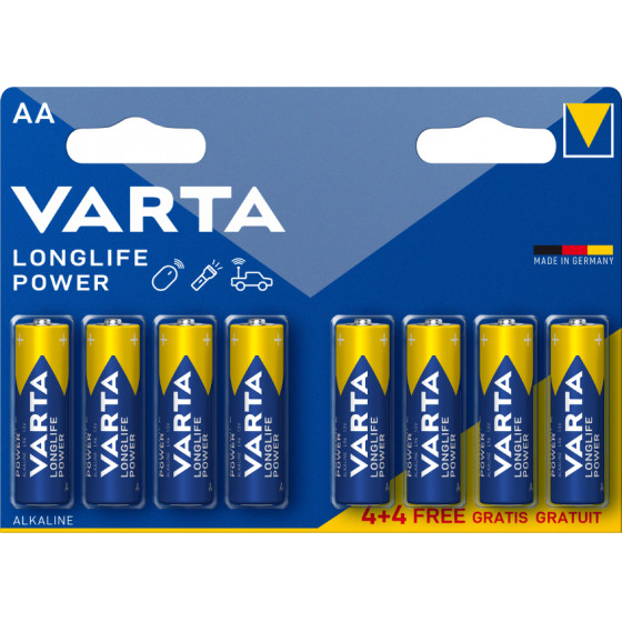 VARTA 4906 ����.8 A������� LONGLIFE POWER AA (4+4)