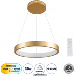 GloboStar Nemesis �������� ��������� ���������-������ Led Cct 30W 3513lm 360� Ac 220-240V - �������� �������� ���� ���������������� AIO ����� 6000k+������ 4500k+����� 2700k Dimmable �40cm - ����� �������� - 3 Years Warranty - (61157)