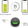 GOOBAY ��������� ����������� USB & Type-C PD, 27W, ������ - (59521)