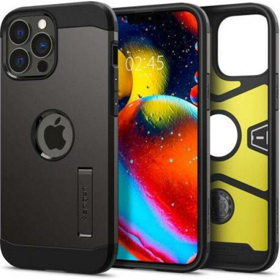 Spigen ���� TPU & PC Tough Armor Apple iPhone 13 Pro Max Gunmetal - (ACS03221)