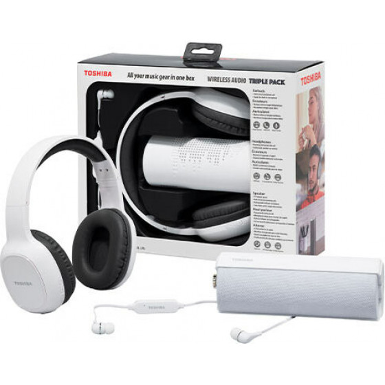 TOSHIBA AUDIO WIRELESS 3 IN 1 COMBO PACK WHITE - (HSP-3P19W)