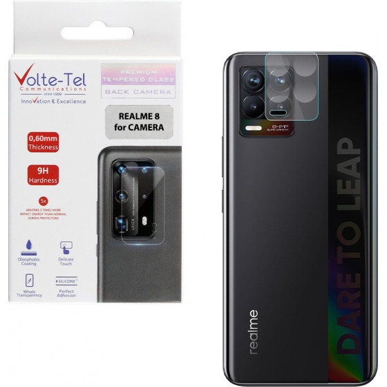 Volte-Tel Tempered Glass Realme 8 6.4'' 9H 0.60mm For Camera - (5205308299339)