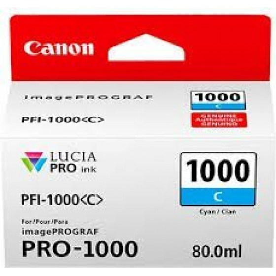 Canon IINK-PFI-1000 Cyan - (0547C001)