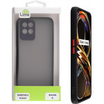 Lime ���� Realme 8i 6.5'' Hardshell Fusion Camera Guard Black With Red KEYS
