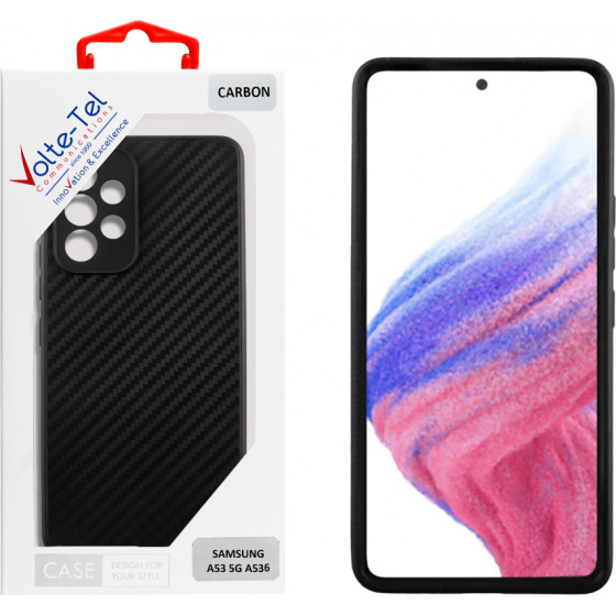Volte-Tel ���� Samsung A53 5G A536 6.5'' Carbon Camera Protective BLACK - (5205308306099)