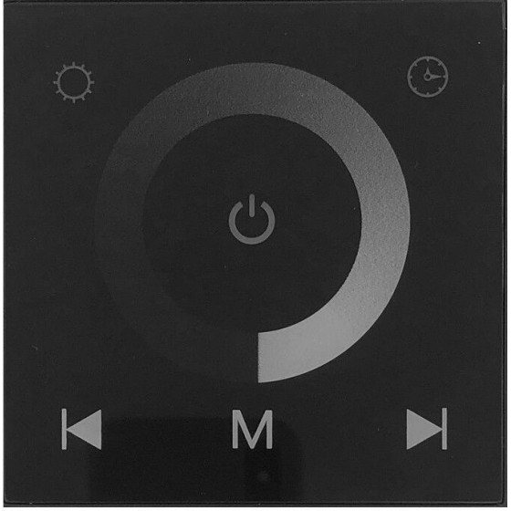 Avide LED Strip 12V 96W Dimmer Recessed Touch Remote and Control - (ABLS12VTPRDIMM-96W-RFC)