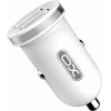 XO CC18 Dual USB Car Charger White