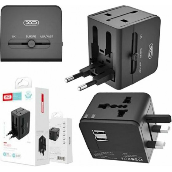 XO WL01 Travel Charger Uk / Eu / US