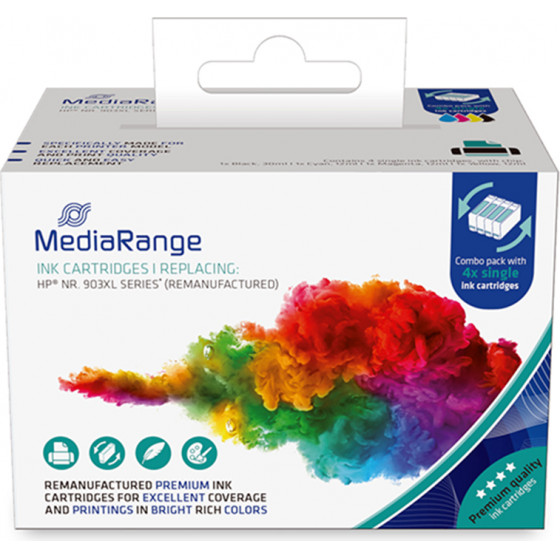 MediaRange Inkjet ������� ��� ��������� HP (Multipack) (No.903) - (MRHP903XL)