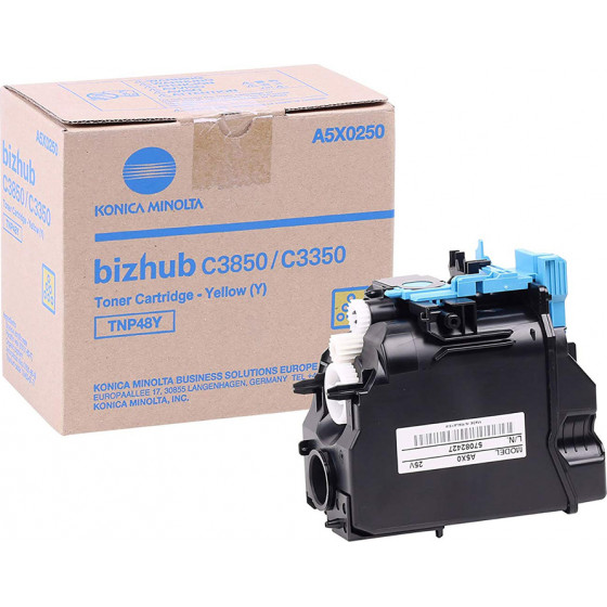 KONICA MINOLTA BIZHUB C3350/3850/FS TONER YELLOW - (A5X0250)
