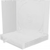 MediaRange CD Jewelcase for 2 discs, 10.4mm, transparent tray, Pack 5 - (BOX31-T-2)