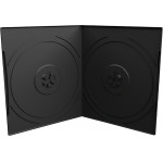 MediaRange DVD Case for 2 discs, 7mm, pocket sized, Black - (BOX10-2)