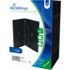 MediaRange DVD Case for 4 discs 14mm Black Pack 5 - (BOX35-4)