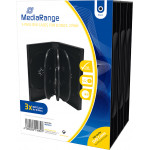 MediaRange DVD Case for 8 discs 27mm Black Pack 3 - (BOX35-8)