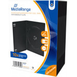 MediaRange DVD Slimcase for 1 Disc 7mm Black (10 Pack) - (BOX33)