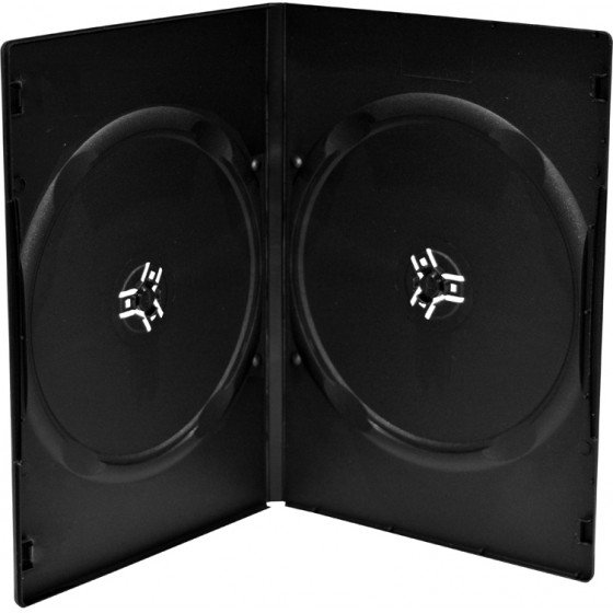 MediaRange DVD Slimcase for 2 discs 9mm Black - (BOX14)