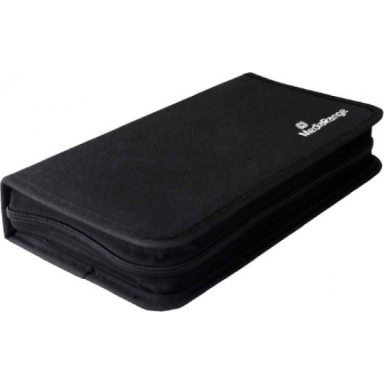 MediaRange Media Storage Wallet for 48 Discs Nylon Black - (BOX51)