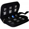 MediaRange Media Storage Wallet for 6 USB Flashdrives & 3 SD Memory Cards Nylon Black - (BOX98)