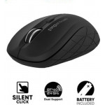 Alcatroz Bluetooth 4.0/Wireless Mouse Duo 3 Silent Black - (AMD3SB)