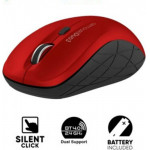 Alcatroz Bluetooth 4.0/Wireless Mouse Duo 3 Silent Red - (AMD3SR)