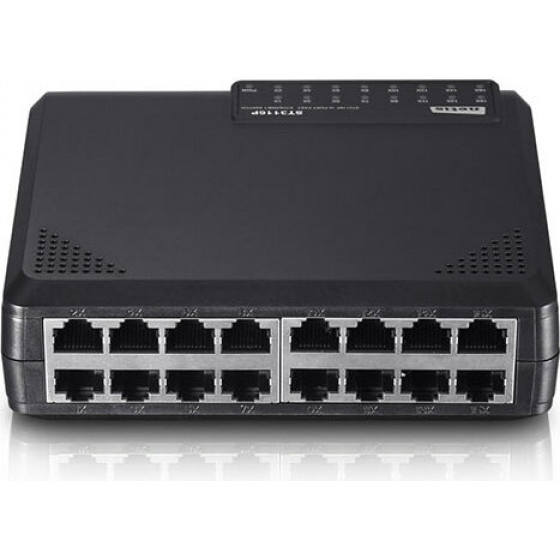 Stonet 16 Port Fast Ethernet Switch 10/100MBps - (ST3116P)