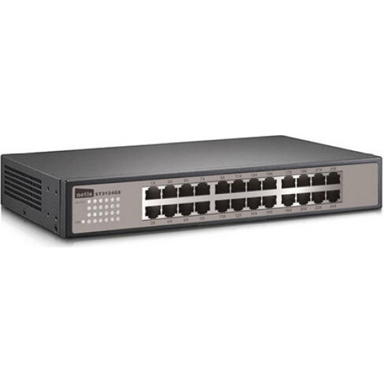 Stonet 24 Port Gigabit Ethernet Rackmount Switch 10/100/1000MBps - (ST3124GS)