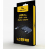 Cablexpert 4K Usb To Hdmi + Vga Display Adapter Space Grey Retail Pack - (A-USB3-HDMIVGA-01)