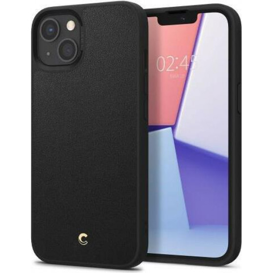 Spigen ���� Soft TPU & PC Cyrill Leather Brick Apple iPhone 13 ����� - (ACS03185)