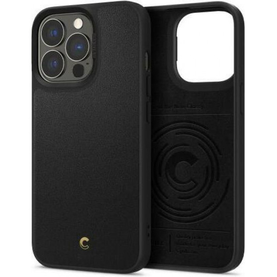 Spigen ���� Soft TPU & PC Cyrill Leather Brick Apple iPhone 13 Pro ����� - (ACS03581)