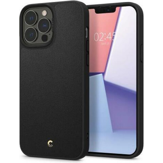 Spigen ���� Soft TPU & PC Cyrill Leather Brick Apple iPhone 13 Pro Max ����� - (ACS03175)