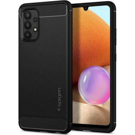 Spigen ���� Soft TPU Rugged Armor Samsung A325F Galaxy A32 4G ����� - (ACS02741)