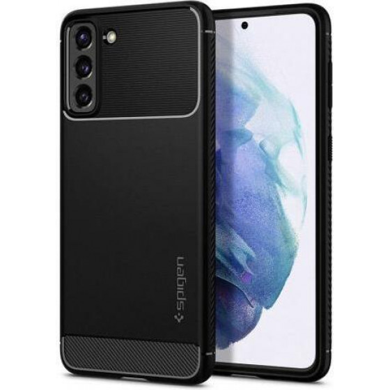 Spigen ���� Soft TPU Rugged Armor Samsung G990F Galaxy S21 4G/ G991B Galaxy S21 5G ����� - (ACS02421)