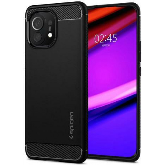 Spigen ���� Soft TPU Rugged Armor Xiaomi Mi 11 5G ����� - (ACS02738)