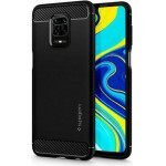 Spigen ���� Soft TPU Rugged Armor Xiaomi Poco M2 Pro/ Redmi Note 9S/ 9 Pro/ 9 Pro Max ����� - (ACS01591)