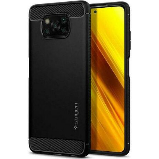 Spigen ���� Soft TPU Rugged Armor Xiaomi Poco X3 NFC/ Poco X3 Pro ����� - (ACS02159)