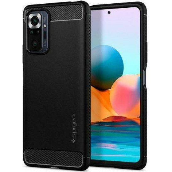 Spigen ���� Soft TPU Rugged Armor Xiaomi Redmi Note 10 Pro ����� - (ACS02844)