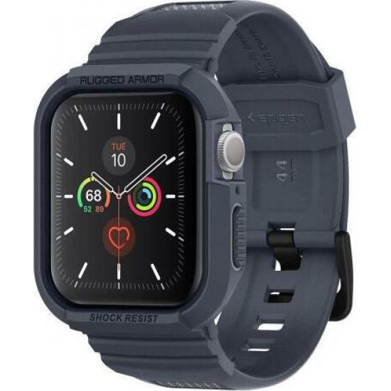 Spigen ���� TPU & ������� Rugged Armor Pro Apple Watch 4/ 5/ 6/ 7/ SE 44mm ���� - (ACS00819)
