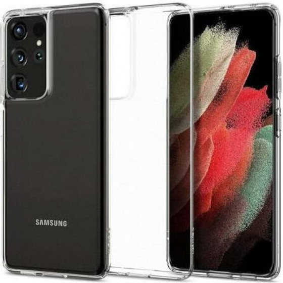 Spigen ���� TPU Liquid Crystal Samsung G998B Galaxy S21 Ultra 5G ������� - (ACS02347)